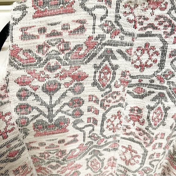 𝅺Anthropologie Hei Hei Women’s Faux Sherpa Jacquard Vest Southwestern Pattern S - Picture 6 of 10